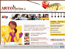 Tablet Screenshot of aiutoincucina.com